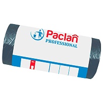 Мешки для мусора 60 л, черные, в рулоне 50 шт., ПНД, 6,2 мкм, 800х600 мм, PACLAN Professional, 604078 в Пушкино
