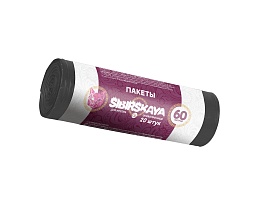 Мешки для мусора 50 л, черные, в рулоне 20 шт., ПНД, 10 мкм, 700х600 мм, SIBIRSKAYA, 101-006 S в Пушкино Мешки для мусора 50 л, черные, в рулоне 20 шт., ПНД, 10 мкм, 700х600 мм, SIBIRSKAYA, 101-006 S в Пушкино