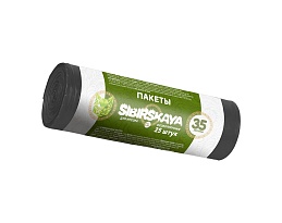 Мешки для мусора 30 л, черные, в рулоне 25 шт., ПНД, 7 мкм, 580х480 мм, SIBIRSKAYA, 101-003 S в Пушкино Мешки для мусора 30 л, черные, в рулоне 25 шт., ПНД, 7 мкм, 580х480 мм, SIBIRSKAYA, 101-003 S в Пушкино