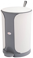 Контейнер для мусора Sтилъ с педалью 11 л серый 11 серый в Пушкино