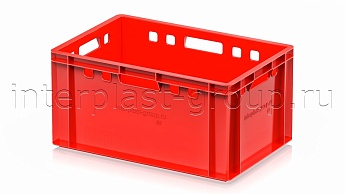 Ящик для мяса и колбасных изделий Е-3 красный в Пушкино