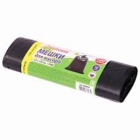 Мешки для мусора 120 л, черные, в рулоне 10 шт., ПНД, 11 мкм, 1020х670 мм, Любаша, 608093 в Пушкино Мешки для мусора 120 л, черные, в рулоне 10 шт., ПНД, 11 мкм, 1020х670 мм, Любаша, 608093 в Пушкино