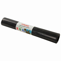 Мешки для мусора 240 л, черные, в рулоне 10 шт., ПВД 50 мкм, 1400х900 мм, LAIMA, 605337 в Пушкино