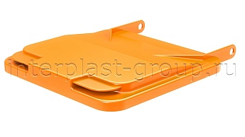 Комплект крышки для контейнера 120 л. оранжевая  оранжевый в Пушкино