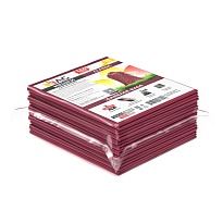 Мешки для мусора 160 л, бордовые, в пачке 10 шт., ПВД, 40 мкм, 900х1100 мм, i-Bag в Пушкино