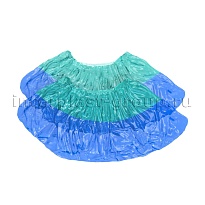 Бахилы бирюзово-синие 1000 шт (500 пар), 64 мкм, двойная подошва, двойная резинка, Особопрочные+ в Пушкино